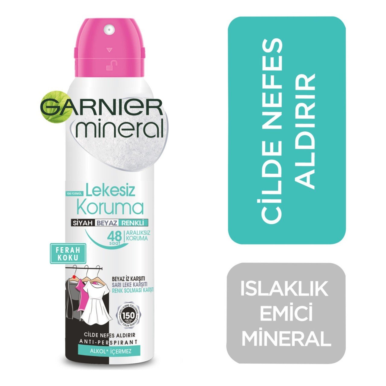 Garnier Mineral Lekesiz Koruma Ferah Koku Sprey Deodorant