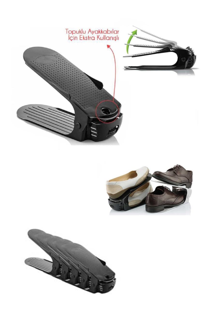 Ayakkabı İstif Rampası Ayarlanabilir 4 kademeli x 5 Adet