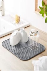 Silikon Bulaşık Matı Bulaşık Kurutma Matı 25x34 Cm