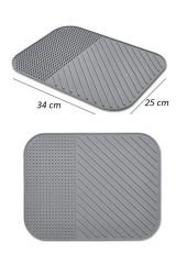 Silikon Bulaşık Matı Bulaşık Kurutma Matı 25x34 Cm