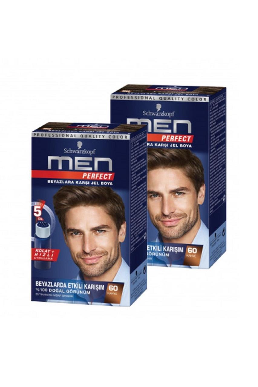 Schwarzkopf Saç Boyası Men Kahve 60 2'li Set