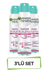 Garnier Deodorant Termal Korumu 150ml x 3 adet