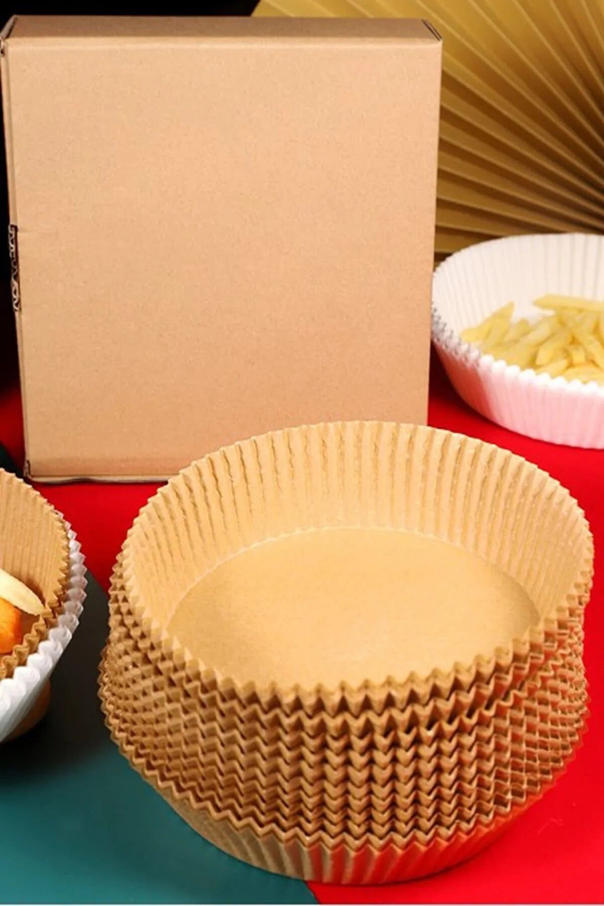 Airfryer Pişirme Kağıdı Hava Fritözü Pişirme Kağıdı 16 cm 100 Adet