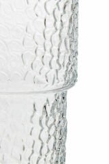 4lü Kabartma Desen Origami Cam Bardak 300ml