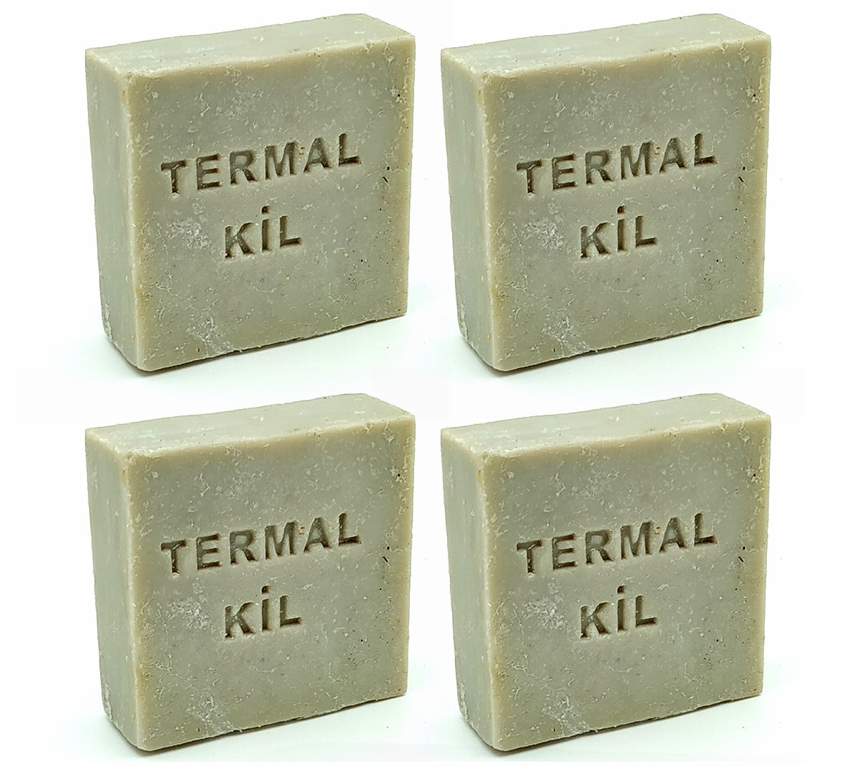 4lü Doğal Sabun Termal Kil Çamuru 4x100gr