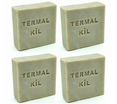 4lü Doğal Sabun Termal Kil Çamuru 4x100gr