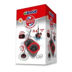 Banat Temizlik Seti Moppi Döner Başlıklı Mop Set