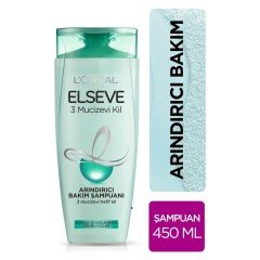 L'Oréal Paris Elseve 3 Mucizevi Kil Ağırlaştırmayan Bakım Şampuanı 450 ml