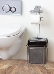 Yedekli Wc Kağıtlık ve Çöp Kovası Köşeli KB-805