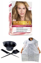 Excellence Saç Boyası 7.31 Bal Köpüğü + Saç Boyama Önlüğü + Saç Boyama Seti