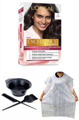 Excellence Cream 2 Siyah Saç Boyası + Saç Boyama Önlüğü + Saç Boyama Seti