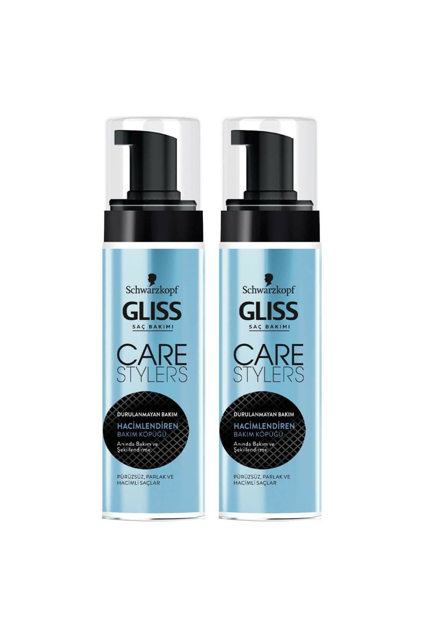Gliss Care Stylers Hacimlendiren Saç Bakım Köpüğü 150 ml 2'li