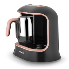 Korkmaz Kahvekolik Twin Siyah/Rosagold Otomatik Kahve Makinesi A861-02
