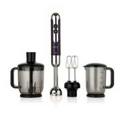 Korkmaz Mia Mega Lavanta/Krom Blender Set A447-08