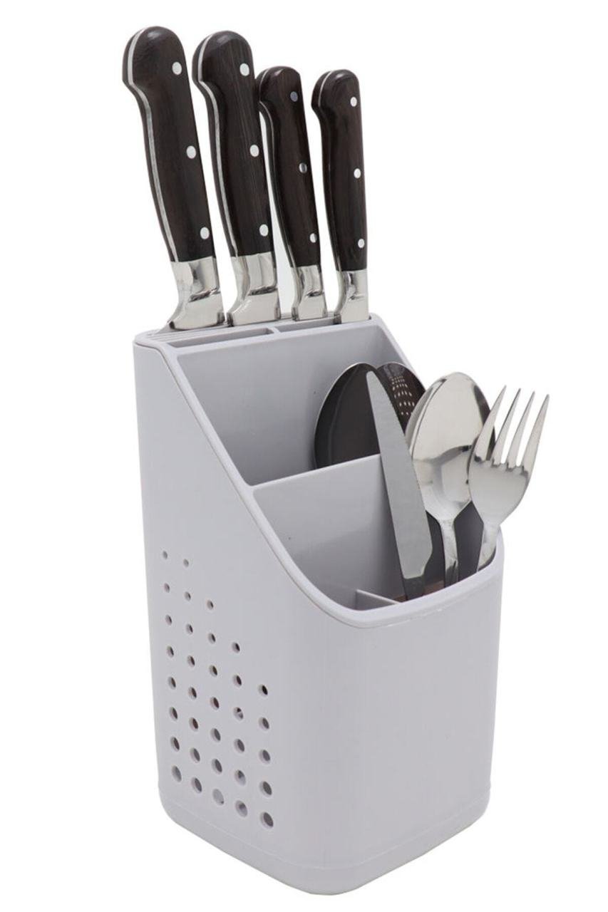 Tezgah Üstü Dik Kaşıklık Gri 50840