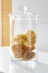 Cam Kapaklı Şekerlik Saklama Kavanozu 20cm