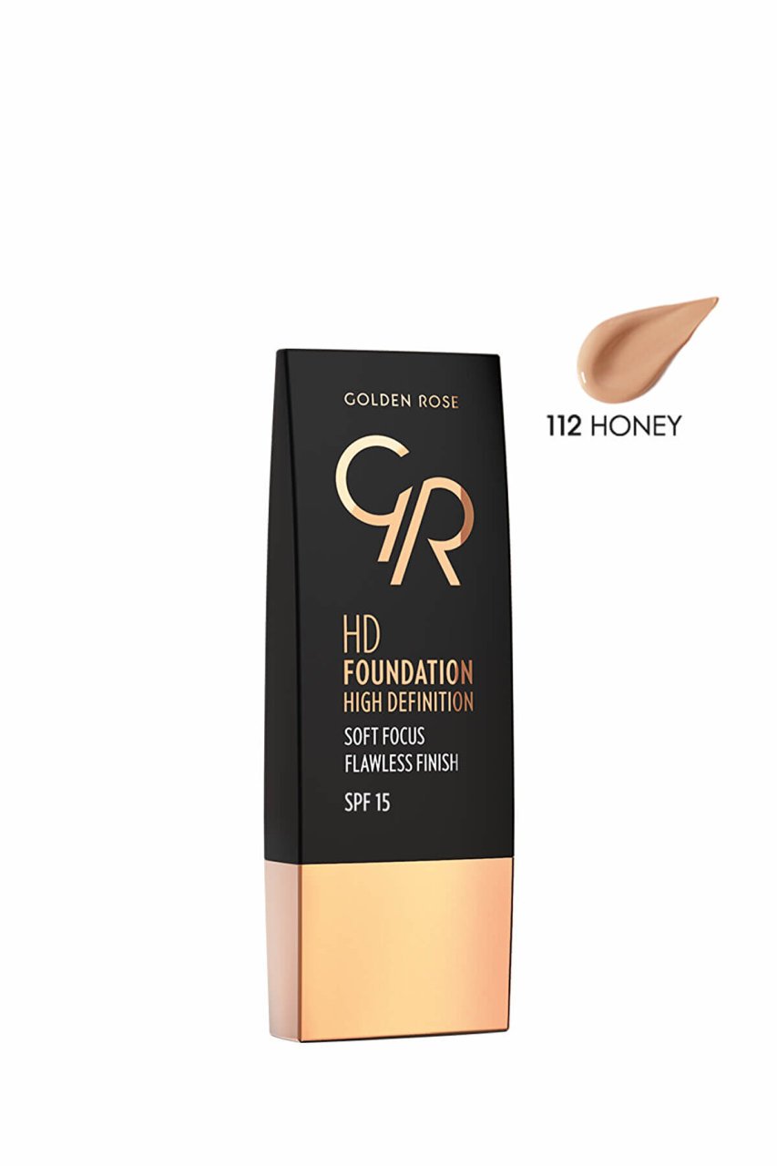 Golden Rose Fondöten - HD Foundation High Definition 112 Honey 8691190832629 PGHD