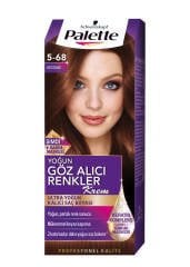 Palette Saç Boyası Yoğun Göz Alıcı Renkler 5-68 Kestane