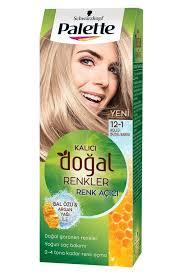 Palette Saç Boyası Kalıcı Doğal Renkler 12-1 Küllü Buzul Sarı